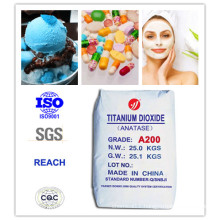 99%Purity Healthy Anatase Titanium Dioxide for Food and Cosmetics (A200)